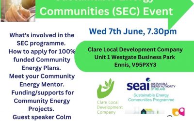 Info Evening on Community Energy Supports