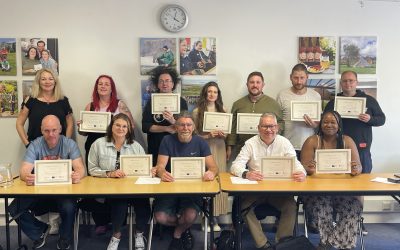 Successful group of “Start Your Own Business” trainees get support with their ideas